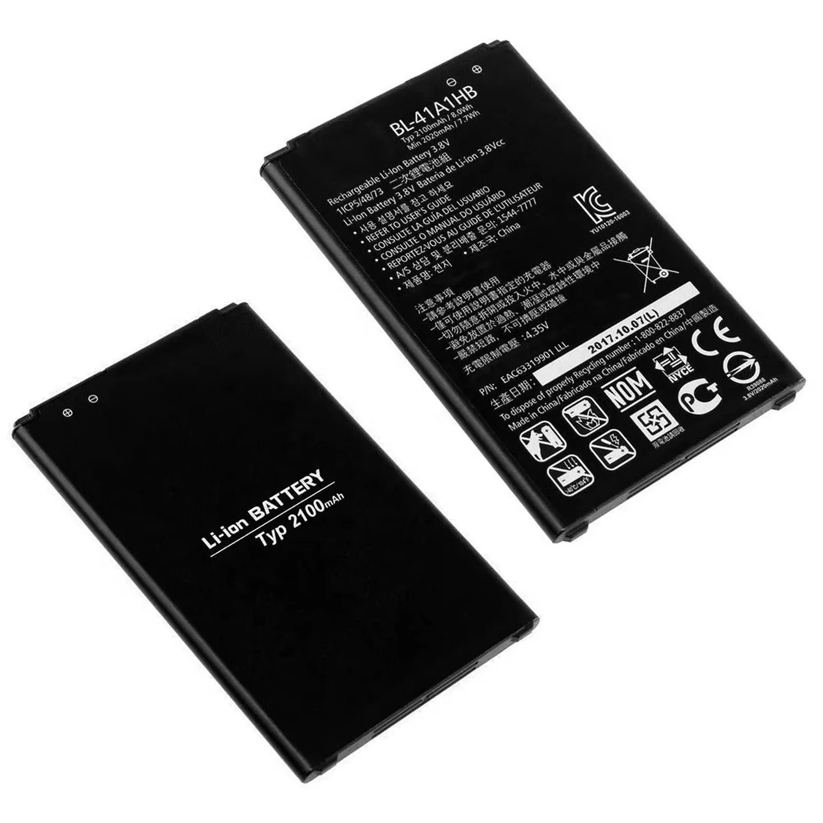 Original Factory Mobile Phone Li-ion Battery 2100mAh  Battery Rechargeable Lithium Battery for LG LS676 L56VL