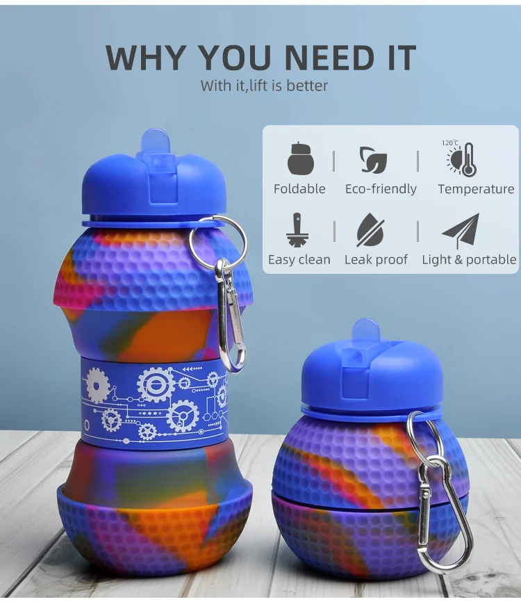 Running Water Bottle – BPA-Free 11oz Curved Sports Bottle For Running Belts, Hiking & Gym - View #8