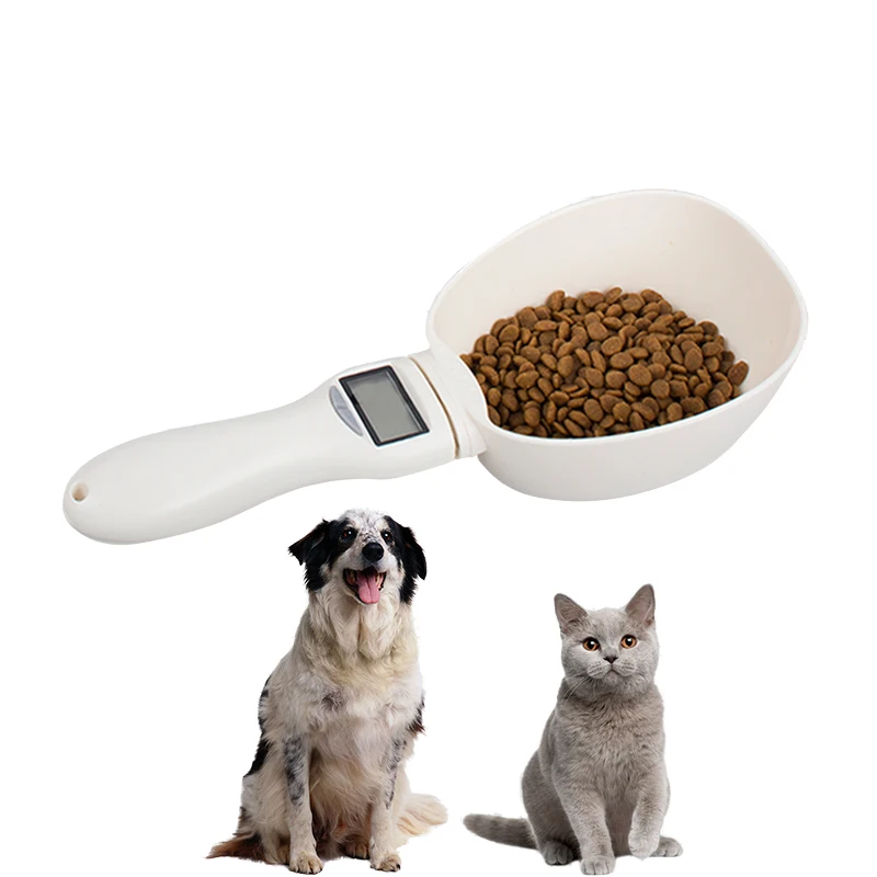 250ml Scoop Electronic Digital Weighing Cup Feed Animal Dog Cat Food ...