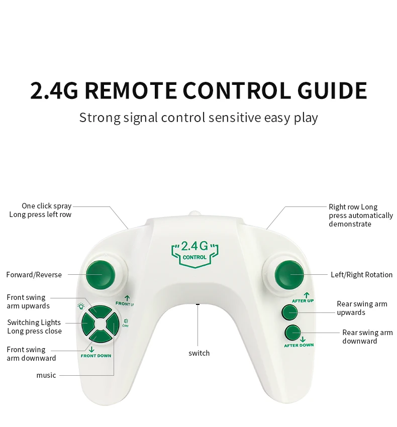 Toys Stunt Cars De Juguete Two-in-one Transport Goods and Fight Water Bombs Smart Dog Rc Robot Car