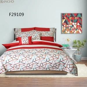 Wholesale 6 Pieces Duvet Cover Set 100% Polyester Microfiber Embroidery Duvet Cover Bedding Set