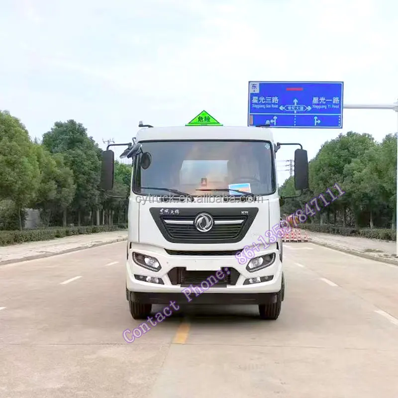 Chemical Liquid Transfer Truck  for Sale 25000L Hypochlorite Sodium Hydroxide and Liquid Ammonia Tanker Truck