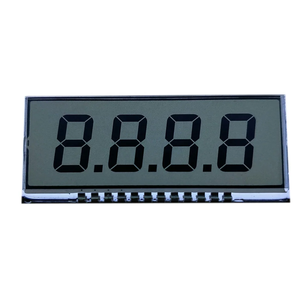 Transparent Segment LCD Screen STN LCD Panel, Monochrome Segment LCD Display