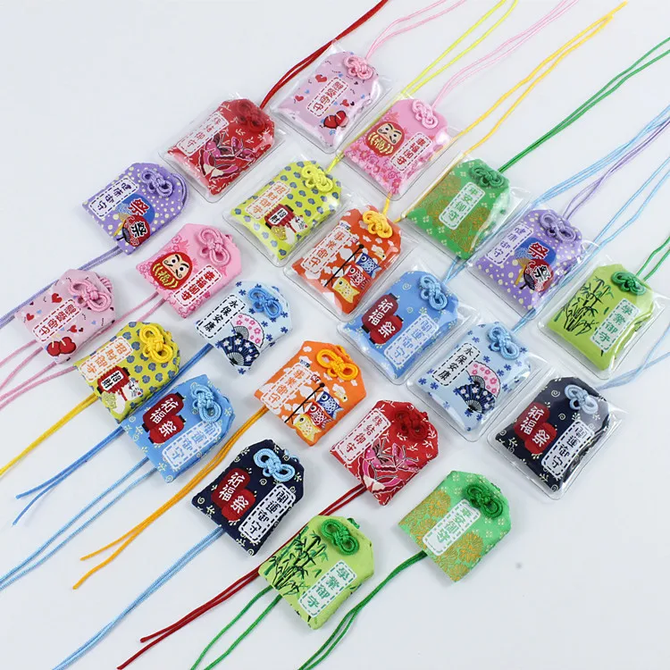 Omamori молитвенный амулет для красоты удачи безопасный для здоровья Прозрачный чехол для богатства защитный талисман подвеска брелок подарок для пары