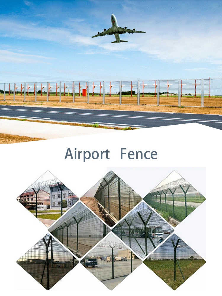 2021 selling product High quality wire mesh fence for airport/anti-climb and anti-shearing