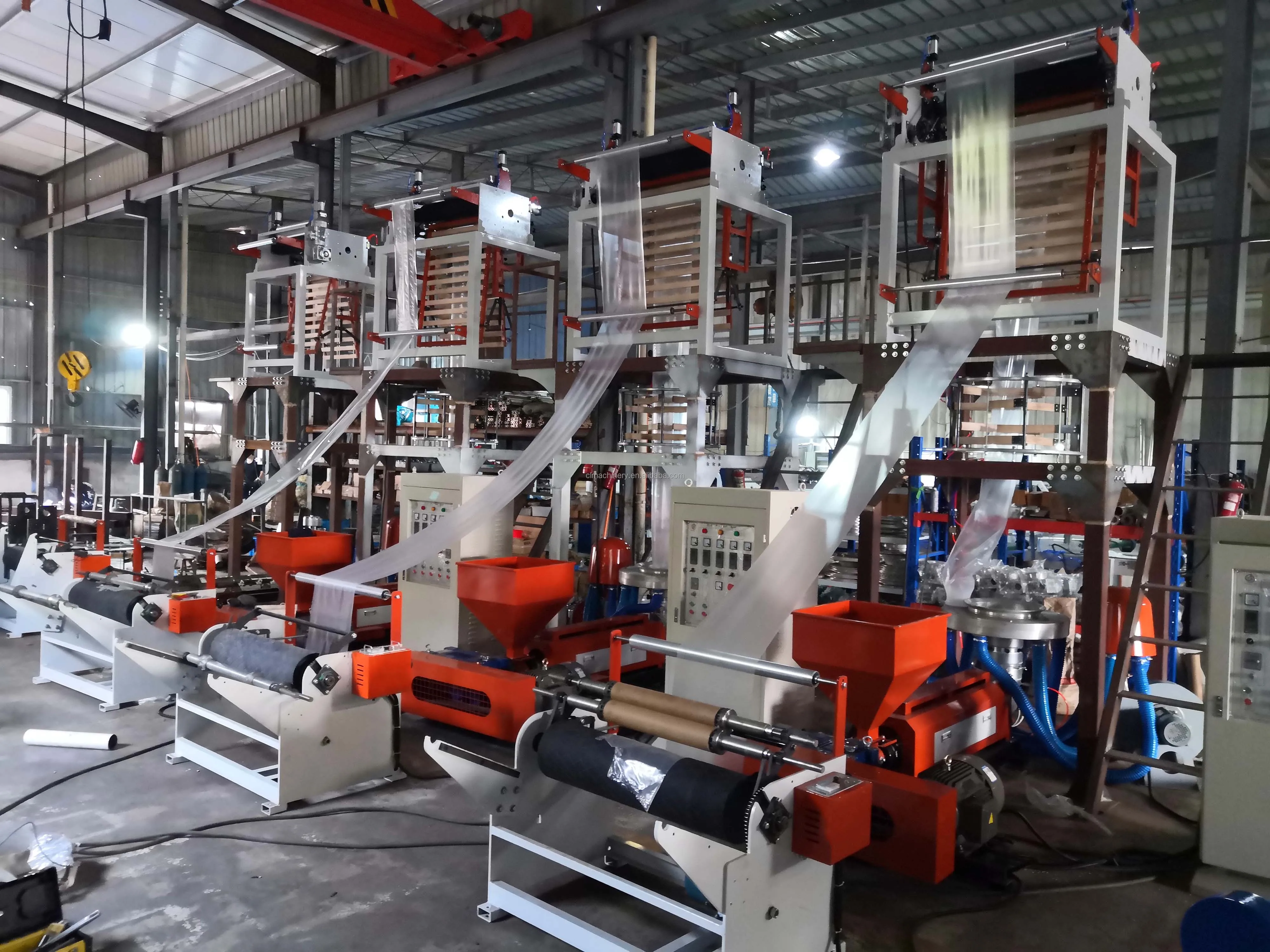 LDPE/HDPE Film Blown Machine for Plastic Shopping Bag
