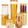 Bamboo Lid Glass Food Storage