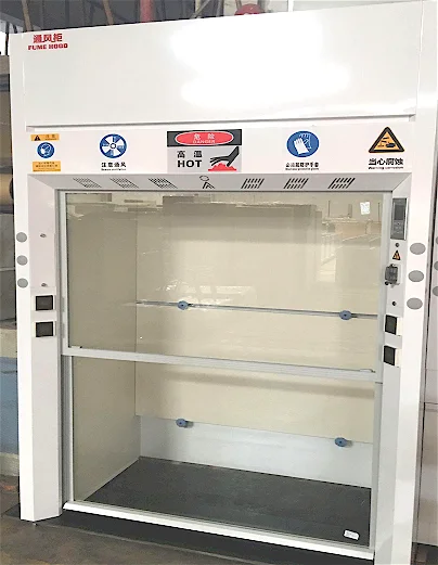 304 Stainless Steel Lab Fume Hood with All Steel Construction and Customizable Size for Chemical Institutes