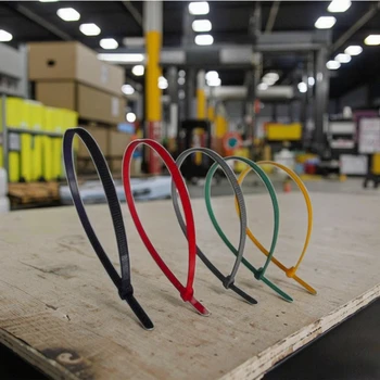 Direct Wholesale 5054S Nylon Cable Ties Heavy Duty Self-Locking 300mm 200mm 100mm 250mm for Industrial Electrical Organization