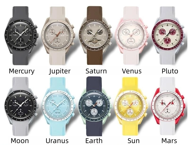 Top Quality Bioceramic 11 Colors Waterproof Chronograph Luxury Brand ...