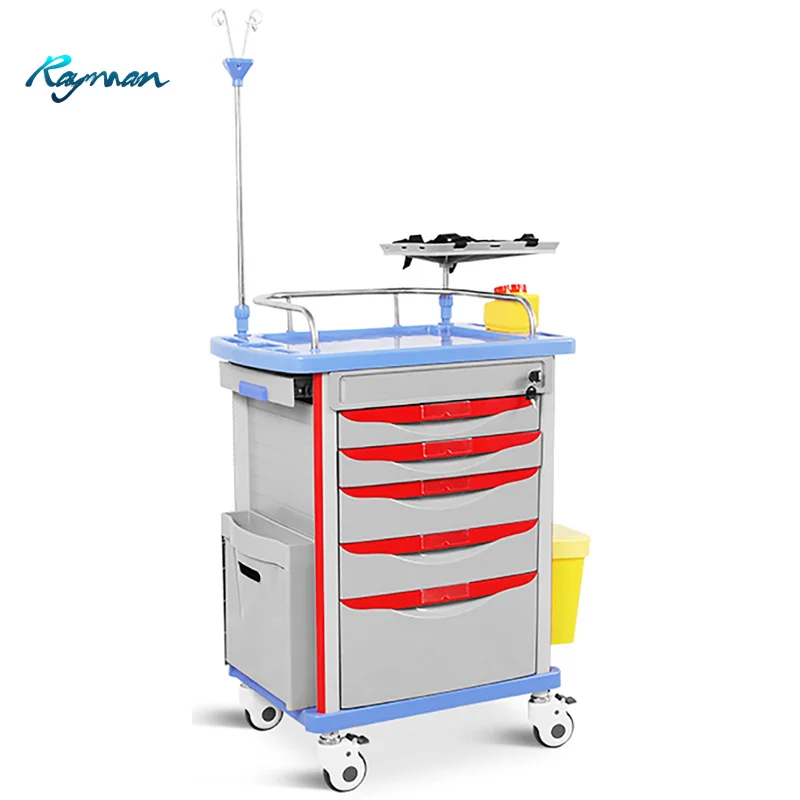 Больничная Тележка из нержавеющей стали медицинская тележка с