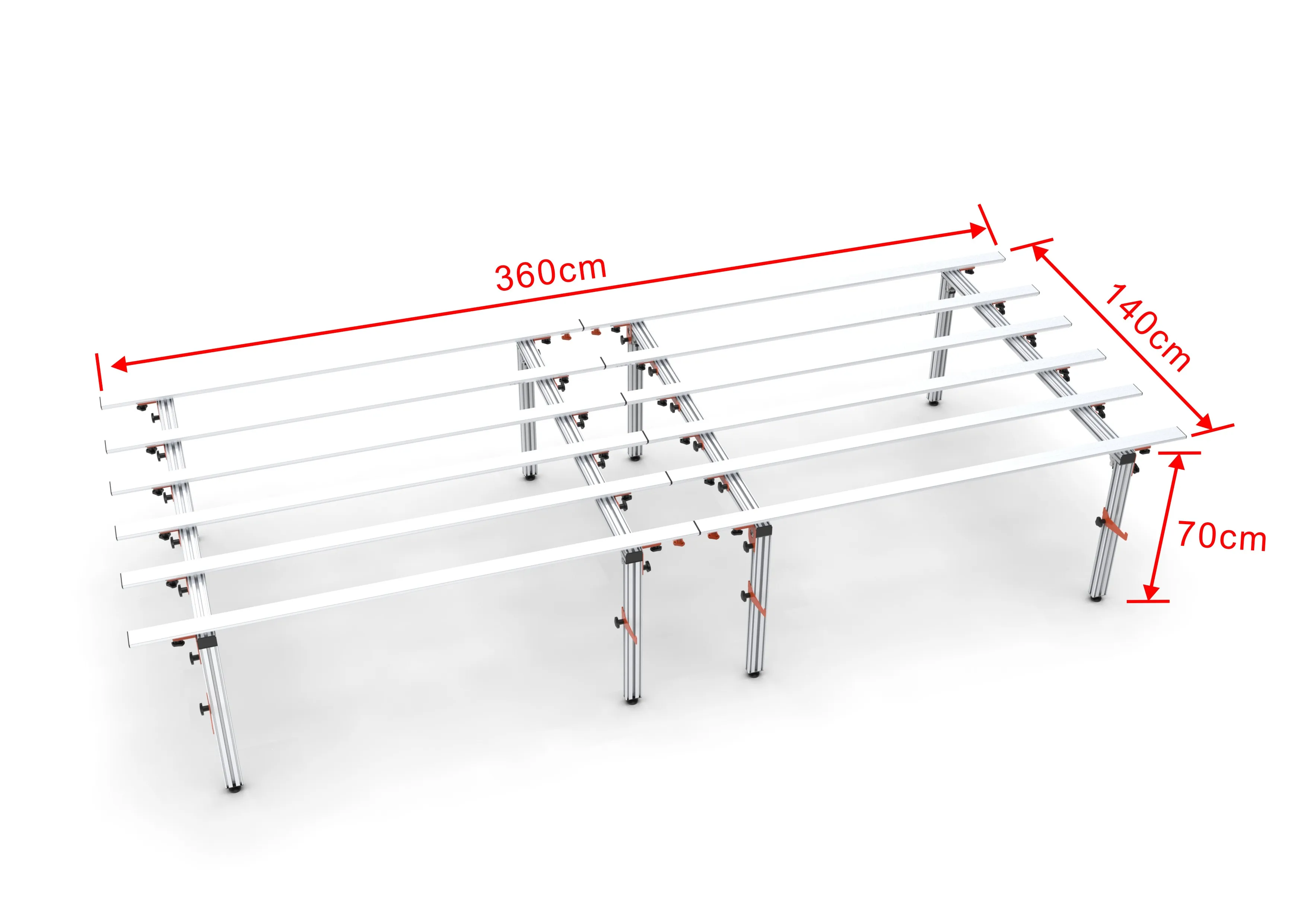 Large Format Tile Cutter Table 180cm Aluminium Workbench  Tile Accessories  Construction Tools Big Tile Table Formwork System