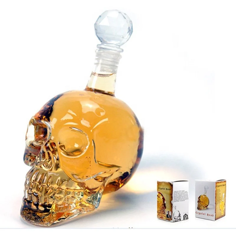 Shop Story Glass Skull Shooter for Whisky Liquor Vodka etc. 