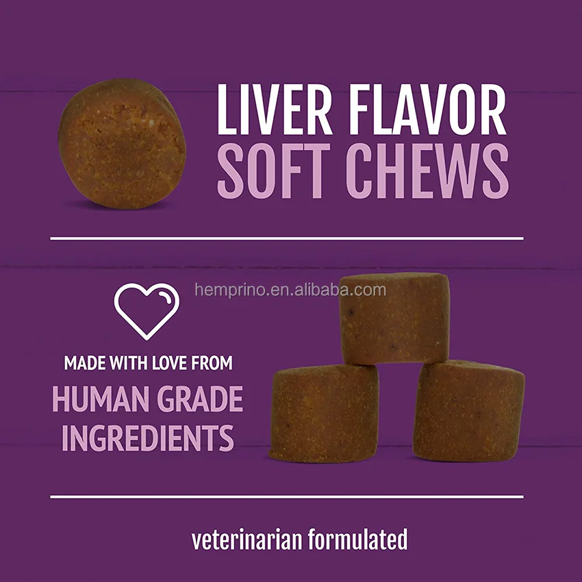 Private Label Soft Chews For Dog Calming Joint Supplement