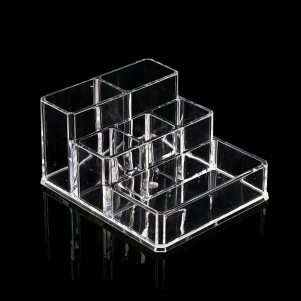 Cross Border Multi-Compartment Transparent Jewelry Storage Case Rectangular Display Makeup Organizers