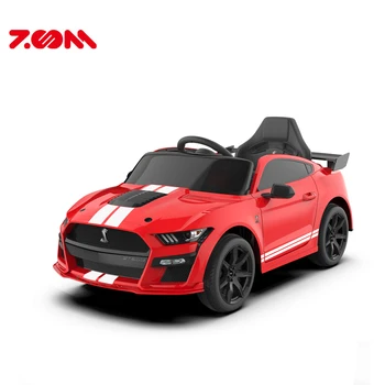 Latest New Design Ford Mustang Shelby Gt500 Licensed 12V  Kids Electric Car Ride On Toy