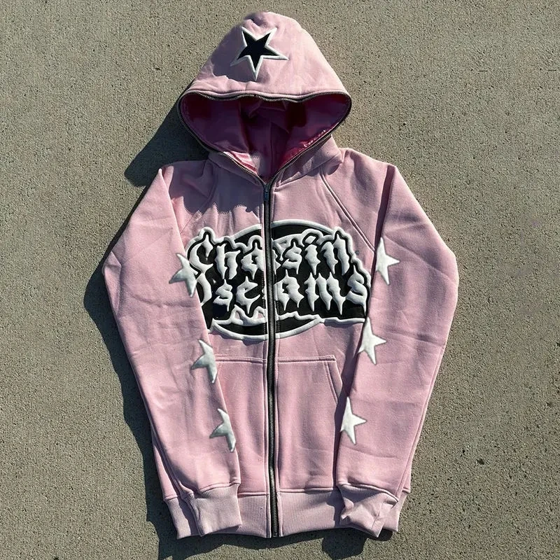 Felpe con cappuccio con cerniera integrale personalizzata felpa