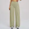 Moss green Wide-leg pants