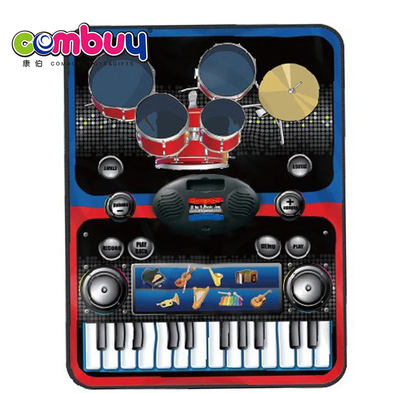 Musical Instruments 2IN1電気ドラムピアノの鍵盤プレイマット