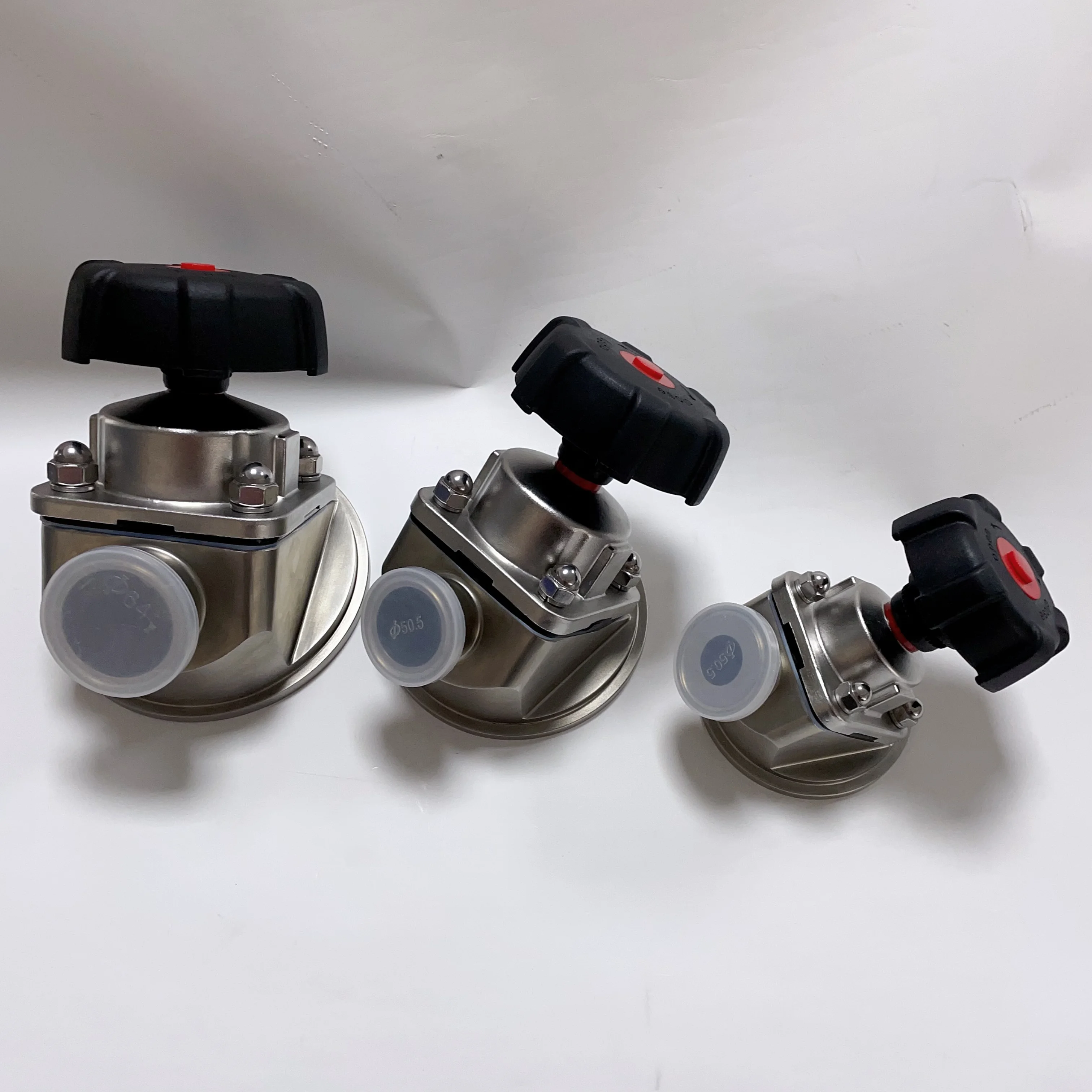 sanitary stainless steel 304/316L DN40 clamp50.5mm Tank bottom diaphragm valve