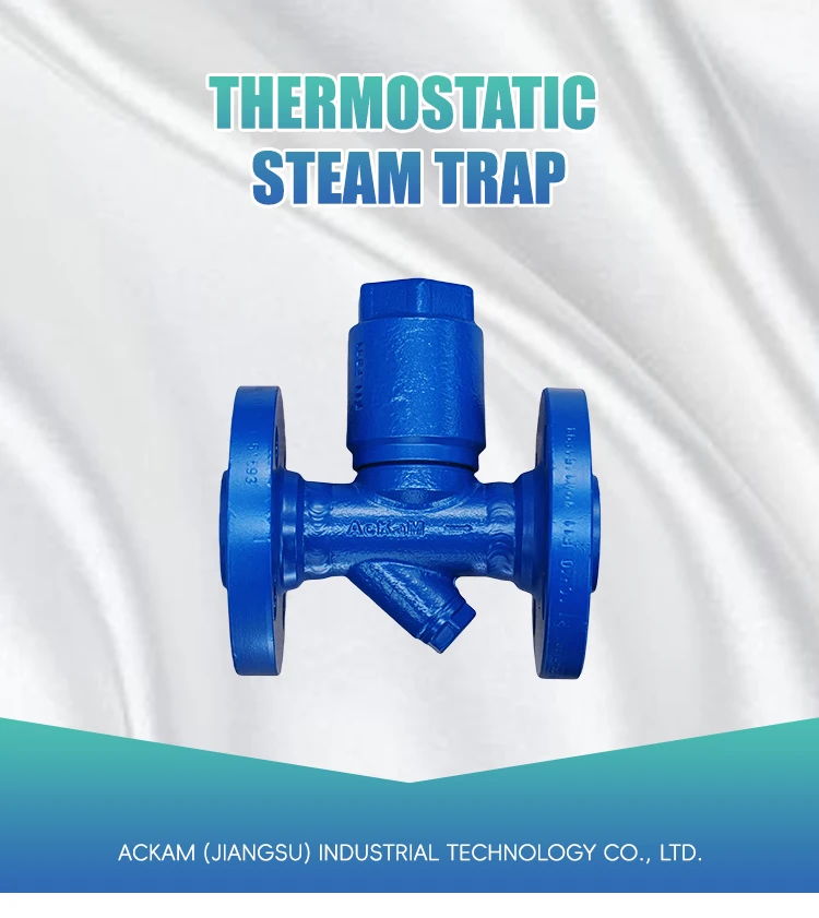 513F Carbon Steel Thermostatic Steam Trap Valve DN15 PN20 Flange Steam Trap for General Application manufacture