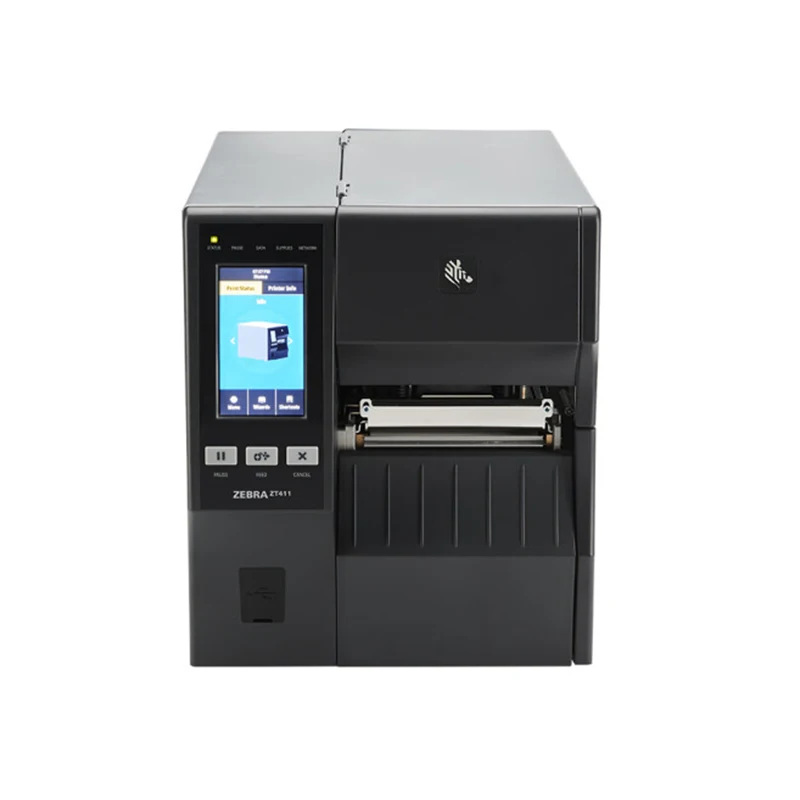 Zebra Zebra Zt411 Barcode Printer Industrial 203300600dpi Self Adhesive Carbon Tape Label 2845