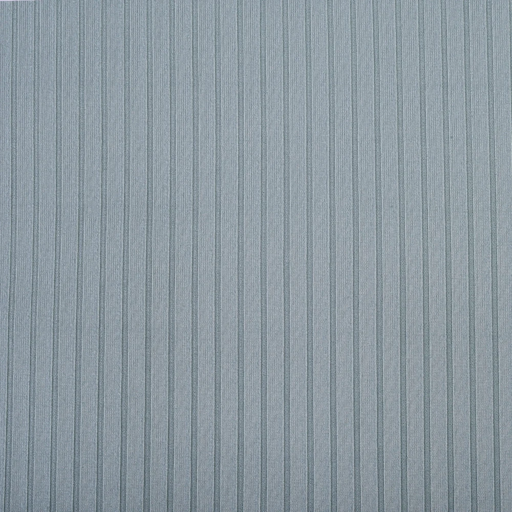Wholesale Custom Color 8*3 DTY Spandex Ribbed Fabric 100% Polyester Printed for Women's Dress and Sweater for Girls