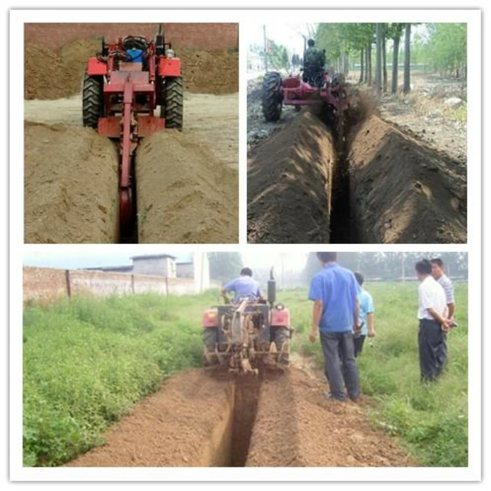 High Quality Pto Ditch Machine Tractor Trencher with CE for Sale
