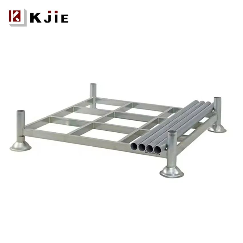 Hot-dip Galvanized Stacking Frame Four Post Support Durable Stacking ...