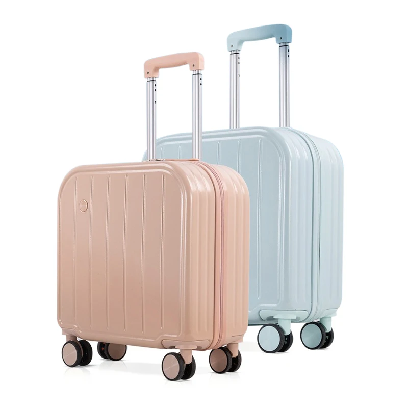 OEM Maletas Square Suitcase Bag Hard Shell Makeup Boxs Carry on ABS Valise  Travel Trolley Luggage Set With Spinner Wheels