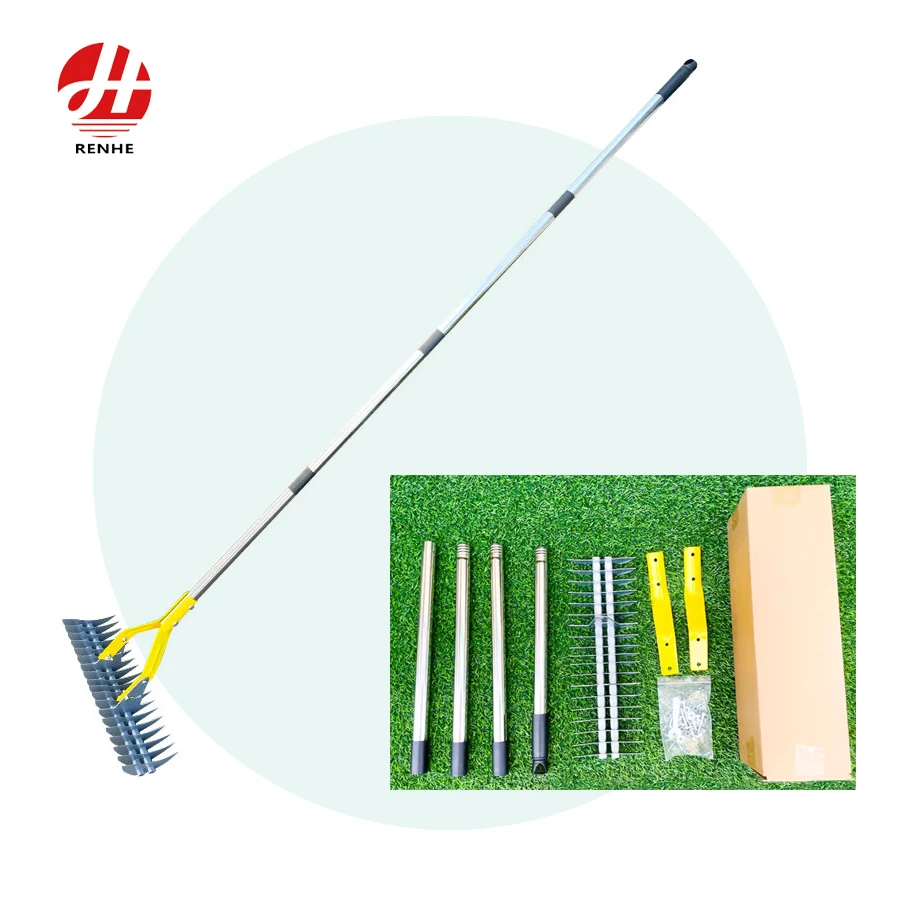 Wholesale Professional  Farm Tools Lawn Leveler Rake  Metal Leveling  Rakes for Yard Golf Course Garden