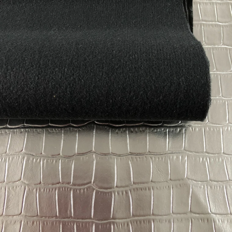 Leather Products Embossed Imitation Crocodile Pu Rexine Leather Waterproof Abrasion-Resistant Anti-Mildew Chair Bag Craft