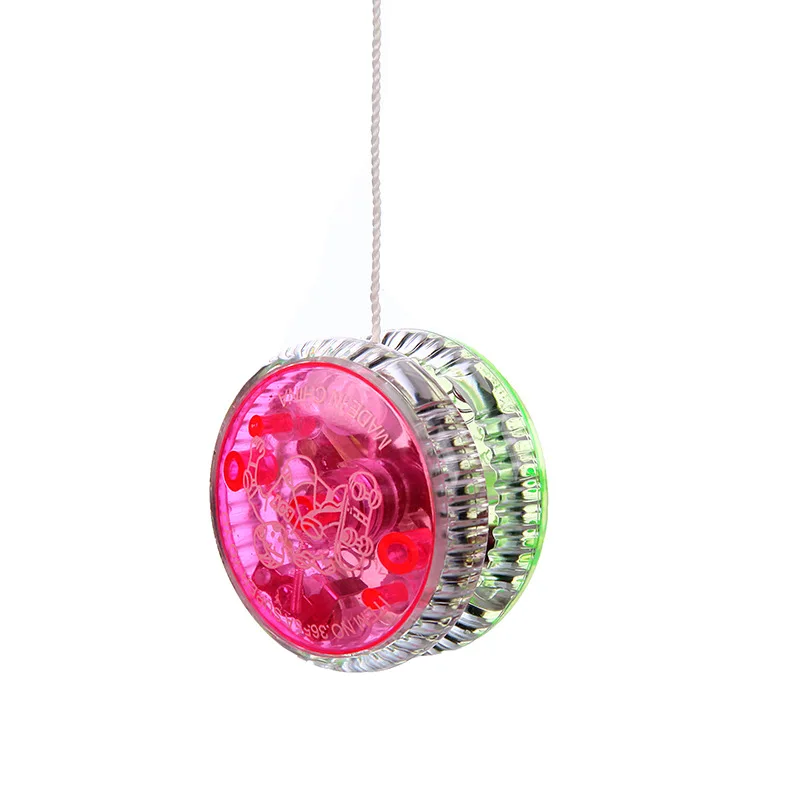 Красочная пластиковая игрушка Йо-Йо со светодиодной подсветкой, Волшебный шар-Йо, игрушки для детей, для вечеринки, для мальчиков, классические забавные игрушки