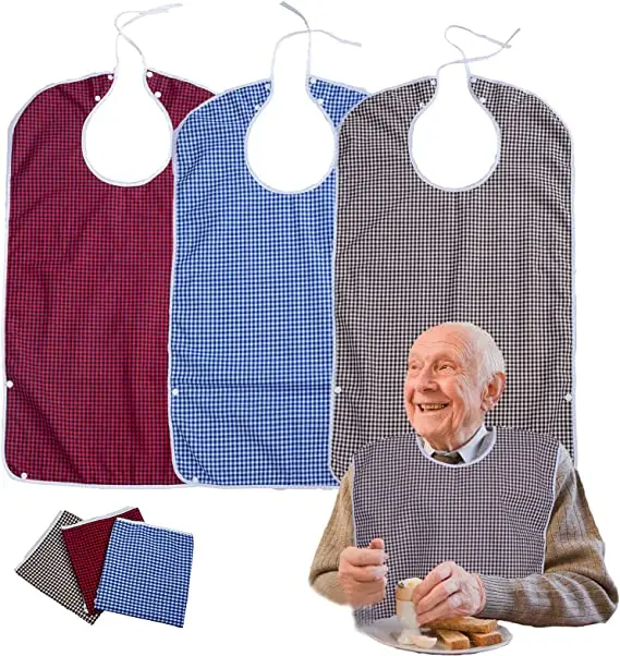 Adult Bibs For Adults Men Women Eating Cloth For Elderly Seniors And