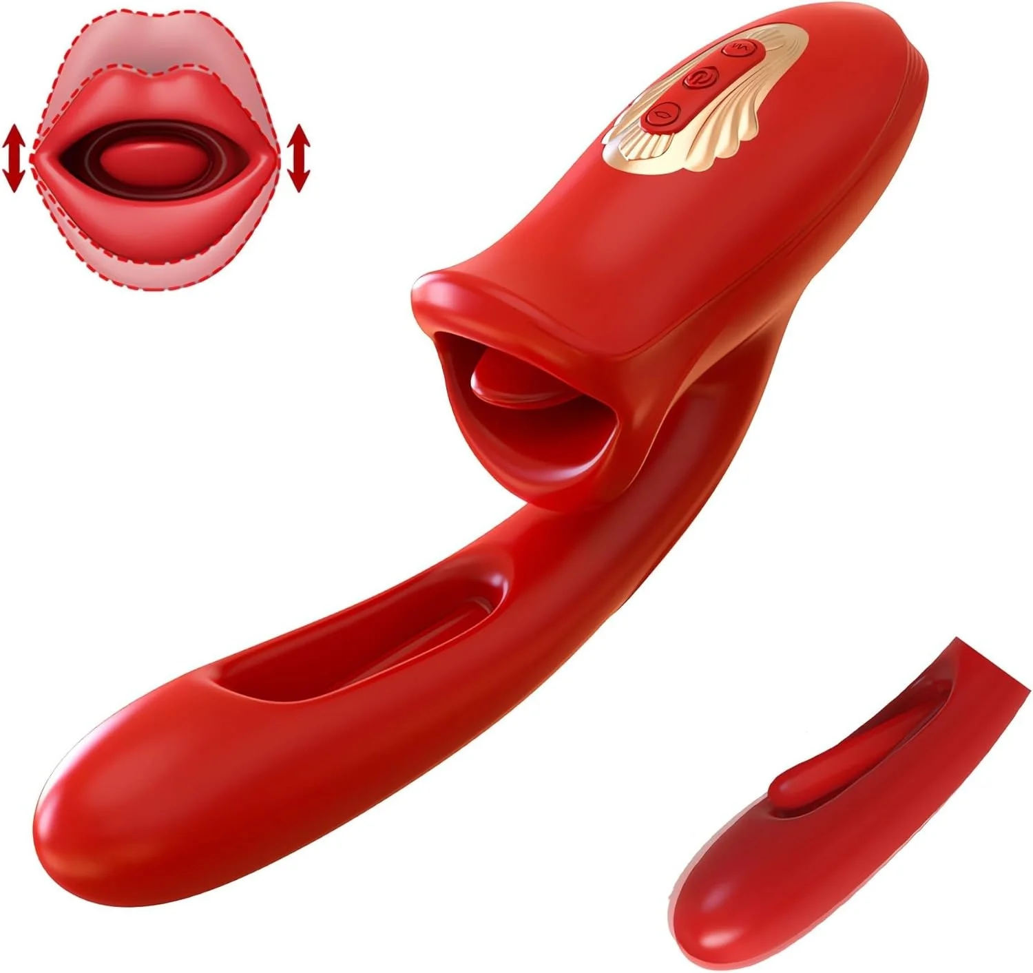 3-in-1 Thrusting Rose Vibrator - G Spot & Clitoral Stimulator