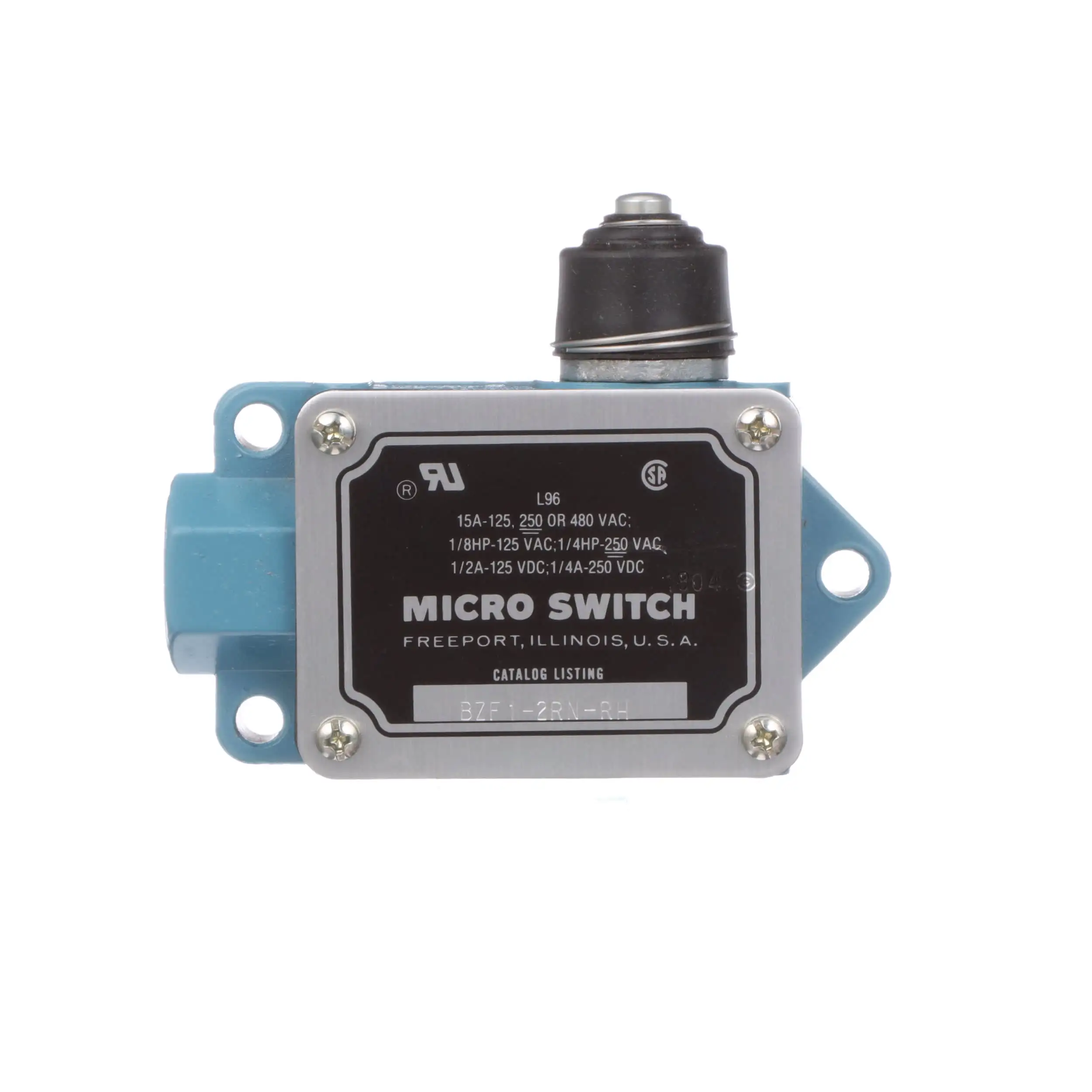 product honeywell enclosed switch actuator straight plunger bzf limit switch bzf1 2rn rh-54