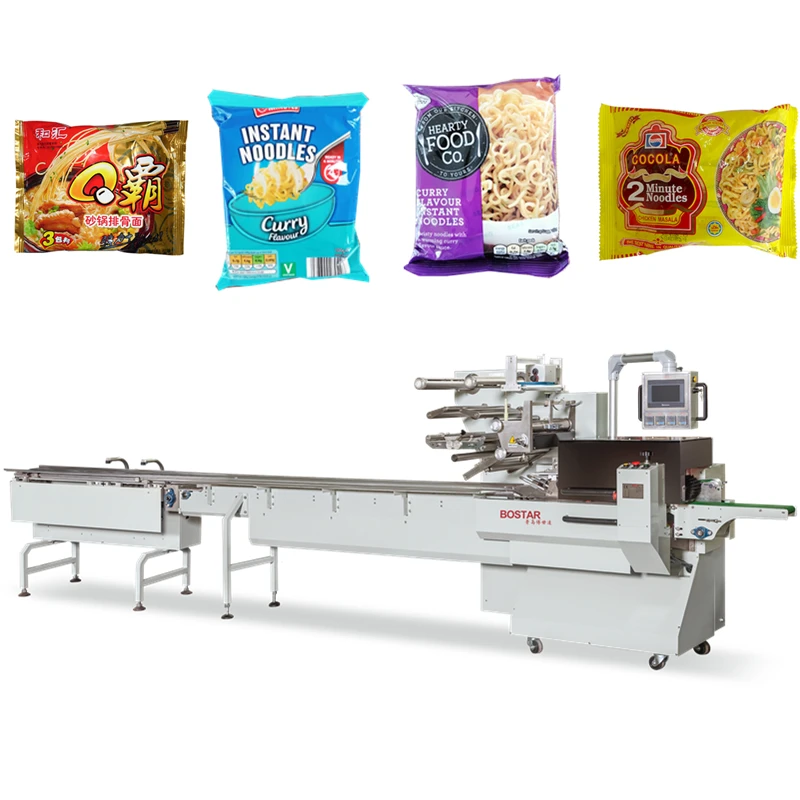 Многофункциональный упаковочный пакет Qingdao Bostar упаковочная машина для лапши быстрого приготовления с дозатором саше производственной