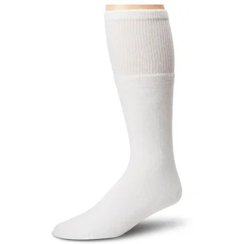 KTJ-0607-1 Men Socks 100% Cotton White Dress Socks Plain White Socks Men