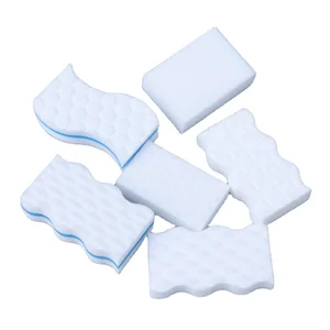 Three Layers Kitchen Cleaning Sponge Dishes Washing Durable Magic Foam