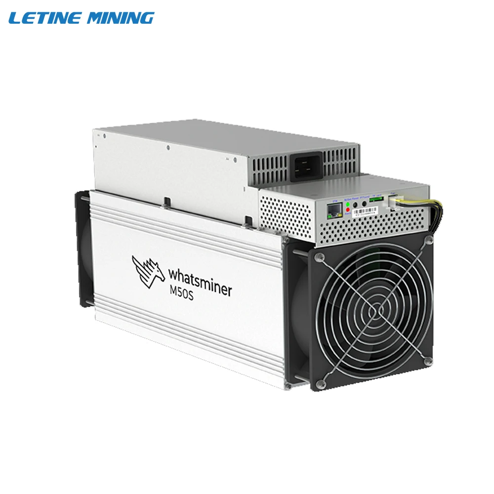 BTC Miner MicroBT Whatsminer M50S 128Th 126Th 124Th 122Th 120Th 25.594j/Th  SHA-256 Algorithm Mining Bitcoin M50S Whatsminer M60