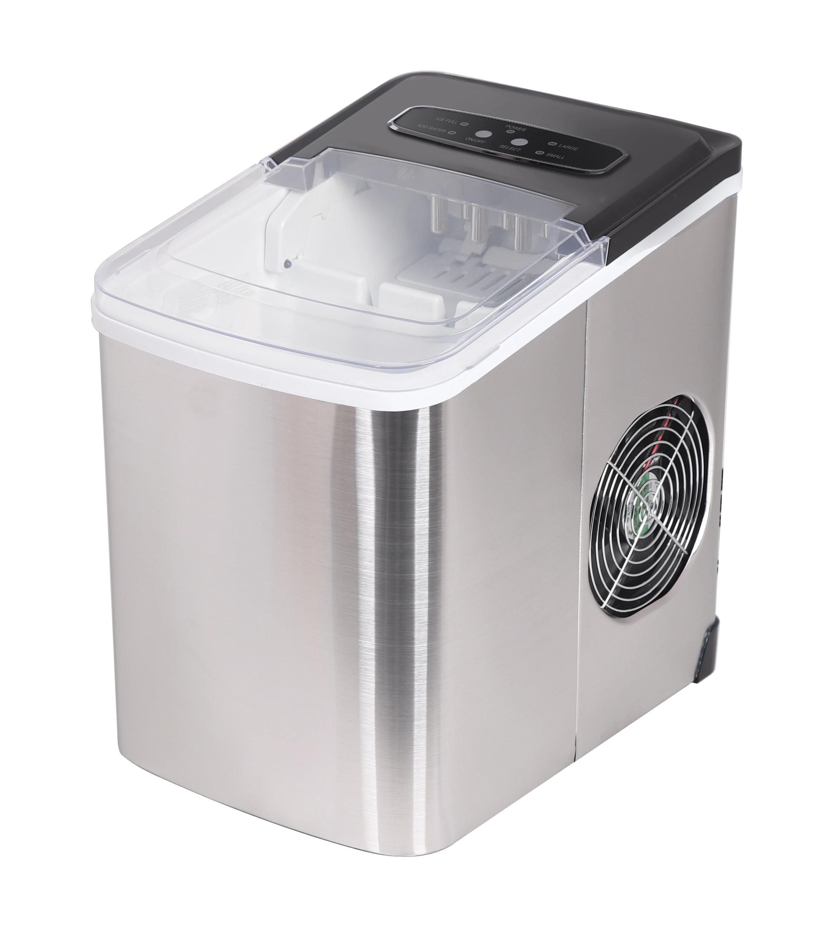 Hicon Stainless Steel Counter Top Ice Maker Household 110v-240v Ce,Cb ...