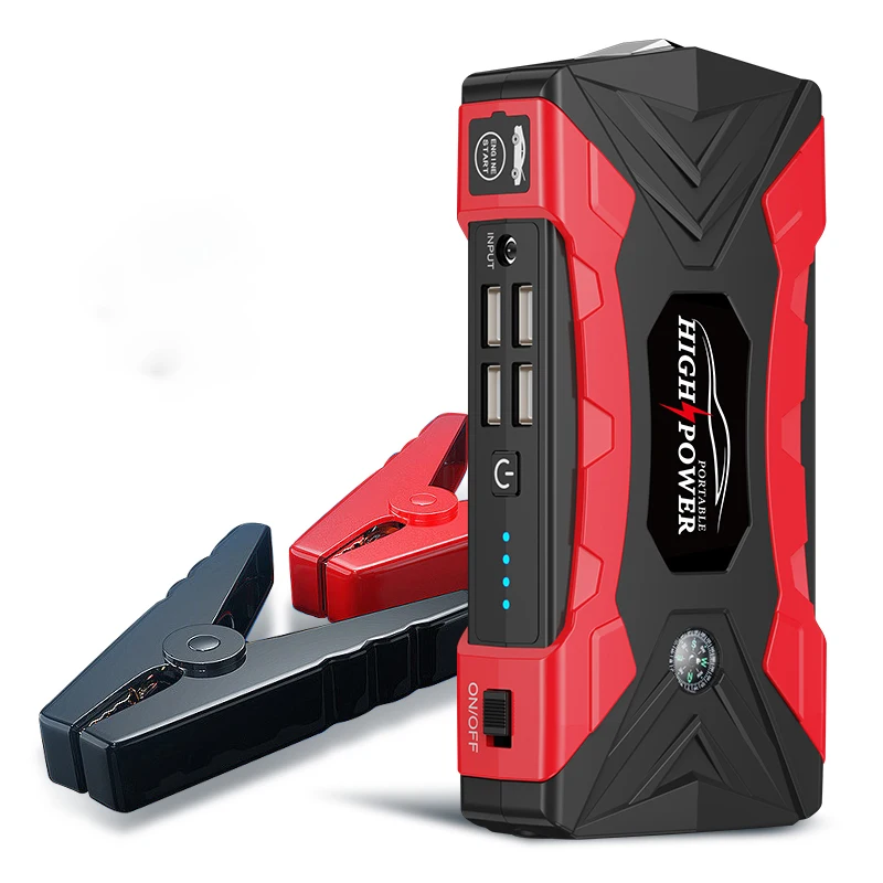 99800mah 1000a Mini Car Jump Starter With 12v Lithium Battery Power ...