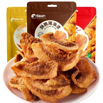 Bibizan Low-Fat Instant Oil Residue Pork Spicy Fried Snack with Wine Vegetables and Foods Packed in Bag