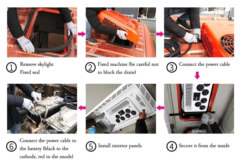 Parking Air Conditioner, Portable, DC12V, 2000W - detail 12