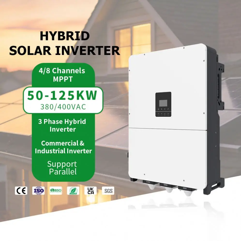 Fast Delivery on Off Grid Solar Inverter 50KW 80KW 100KW 125KW Output