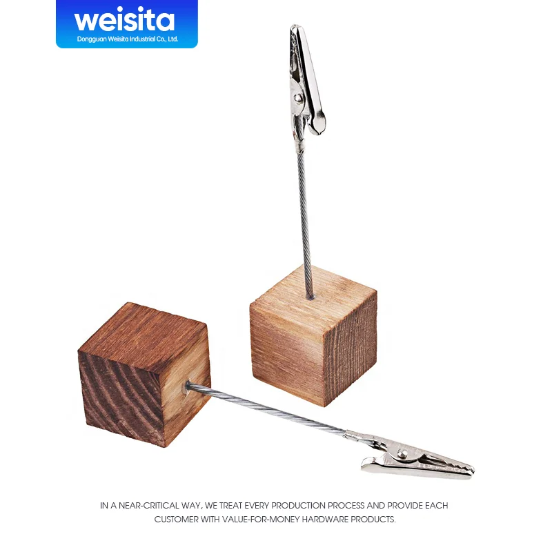 High Quality Custom Print Metal Paper Clip Cube Memo Paper Clip Card Clips Memo Holder