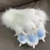 Giocattolo cigolante a forma di chiodo - bianco-blu imbottito - un paio