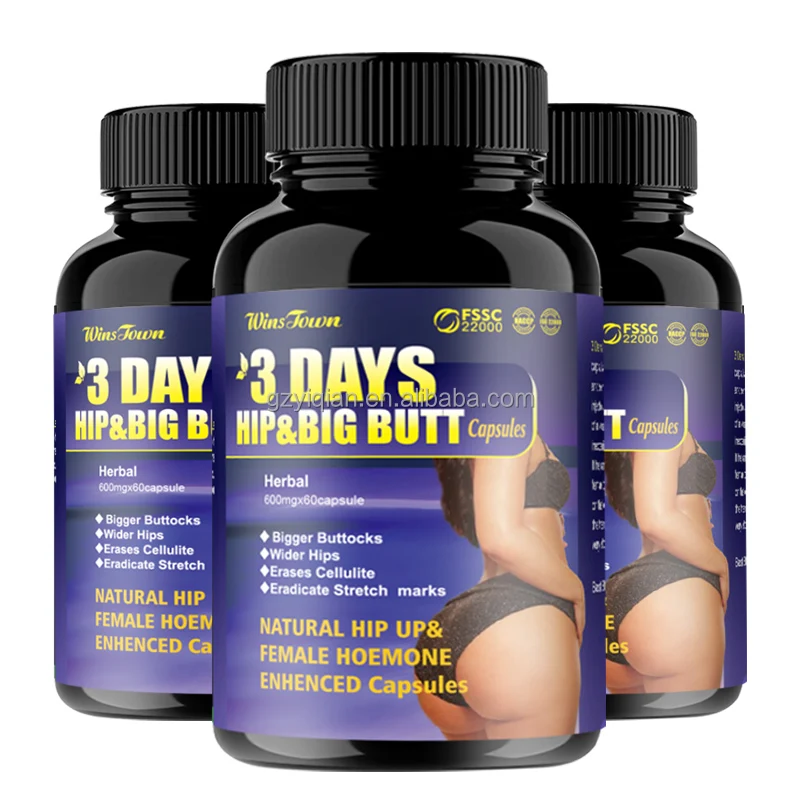 Premium Butt Enhancement Capsules 3 Days Hipandbig Butt Lift Pills For