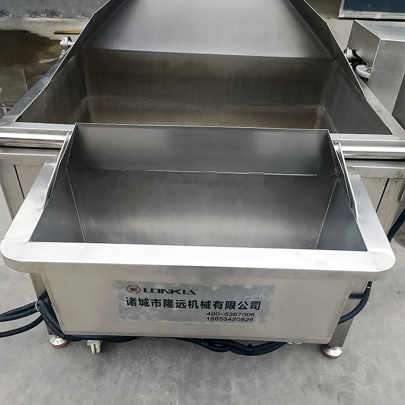 Automatic 100/200/500L Commercial Chicken Frying Machine Fryer Industrial Potato Chips Frying Machine factory