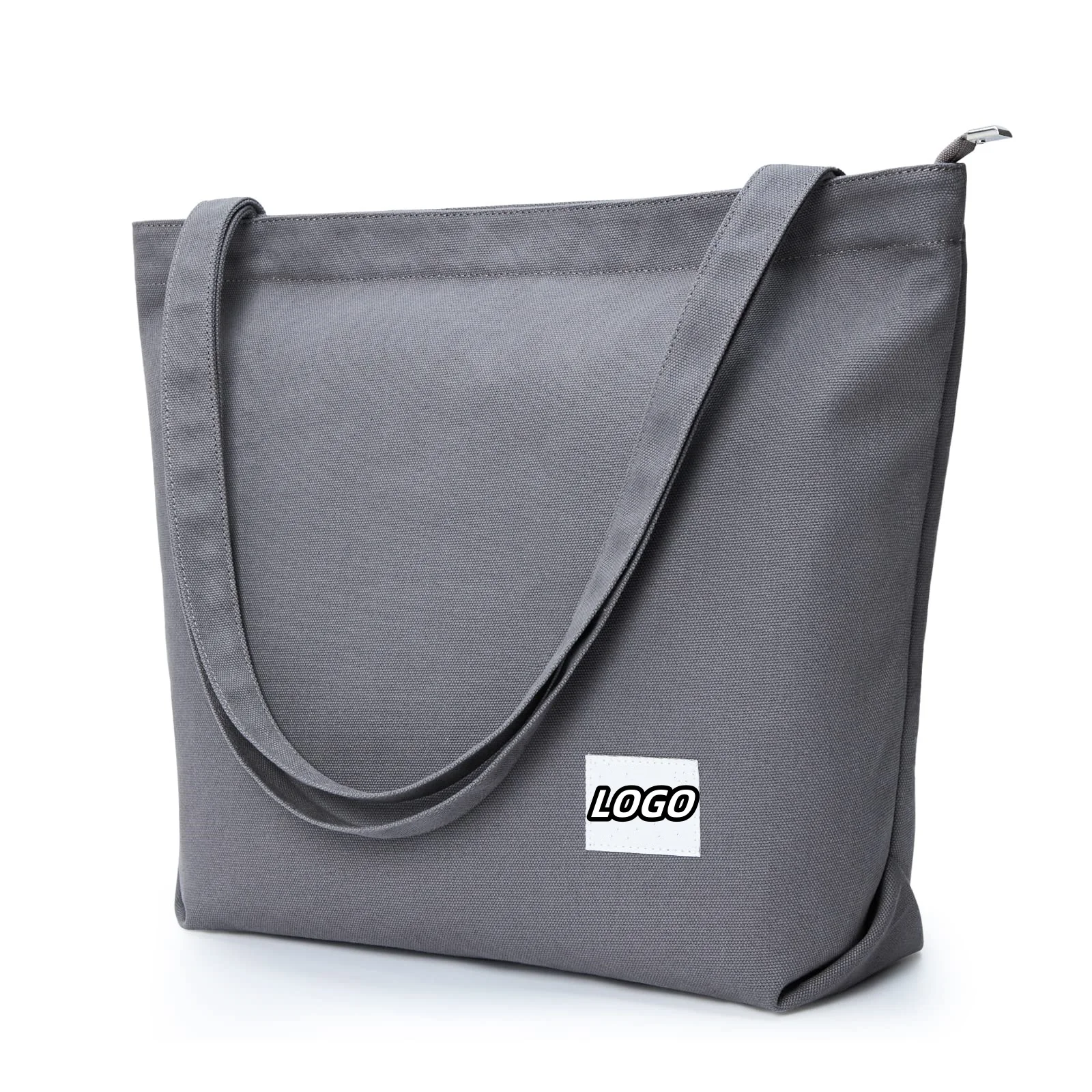 2024 Canvas Casual Tote Bags With Interior Pocket Large Capacity   Hfc524e89772b48f4a935b9eaff39b5a68 